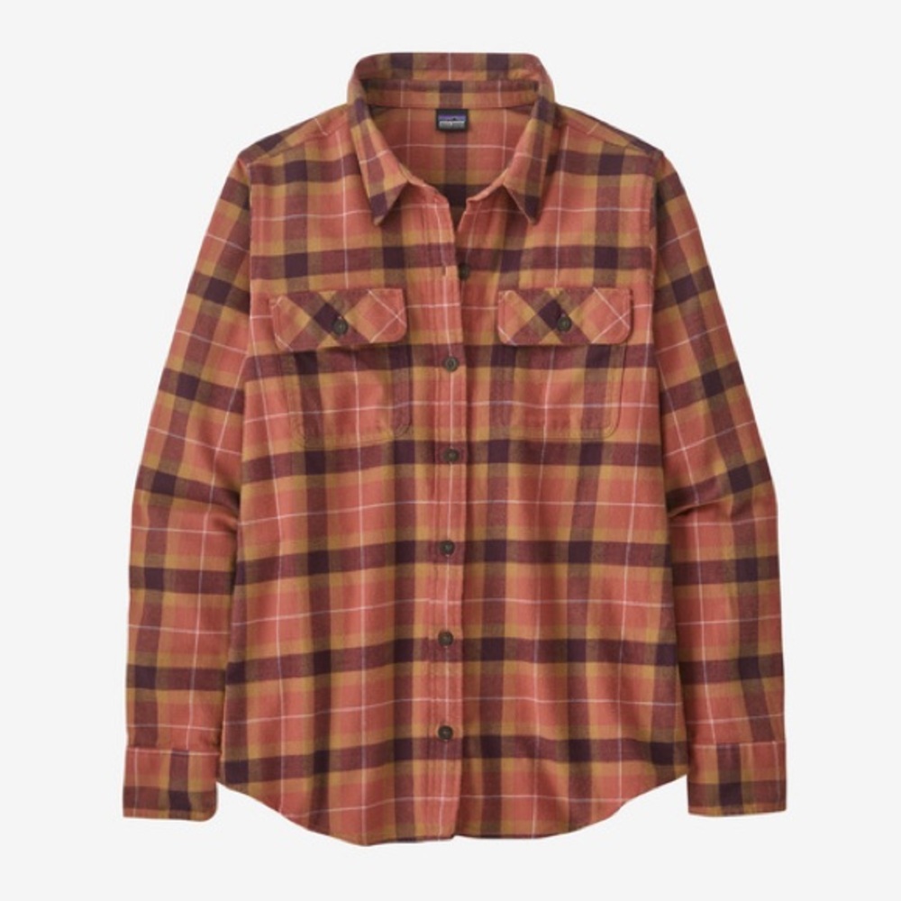 NWT Long-Sleeved Organic Cotton Midweight Fjord Flannel Shirt